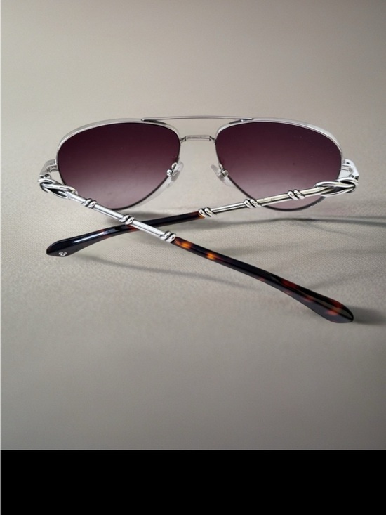Brighton Silver Interlok Harmony Aviator SunglassesNWOT main image 5